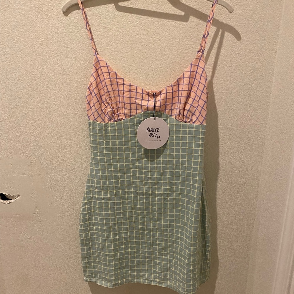 Princess Polly Pastel Checkered Dress